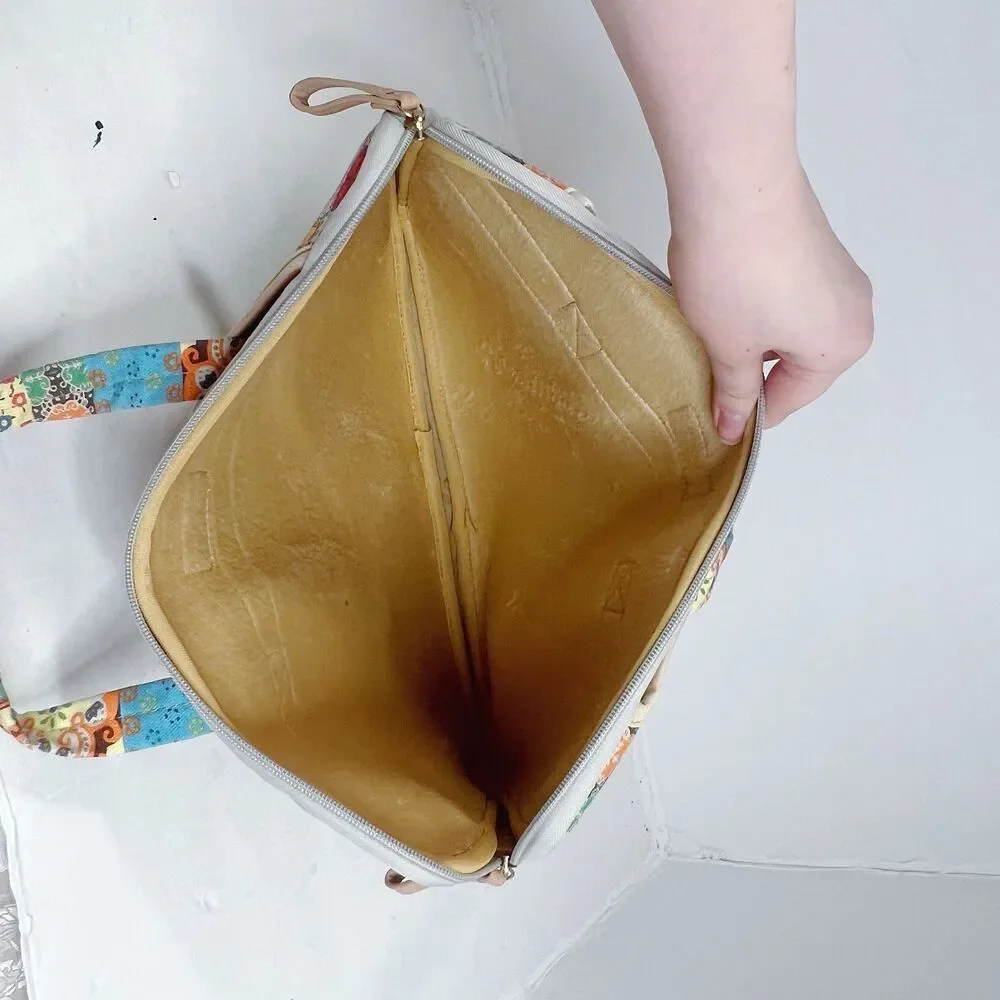 Kayond Classical Bohemia Yellow Blue Floral Patterned Laptop Sleeve Case - Picture 4 of 6